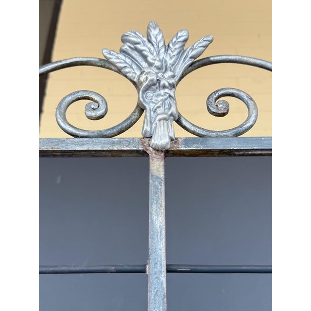 French Boulangerie Stand or Baker's Rack of Wrought Iron and Brass For Sale - Image 10 of 12