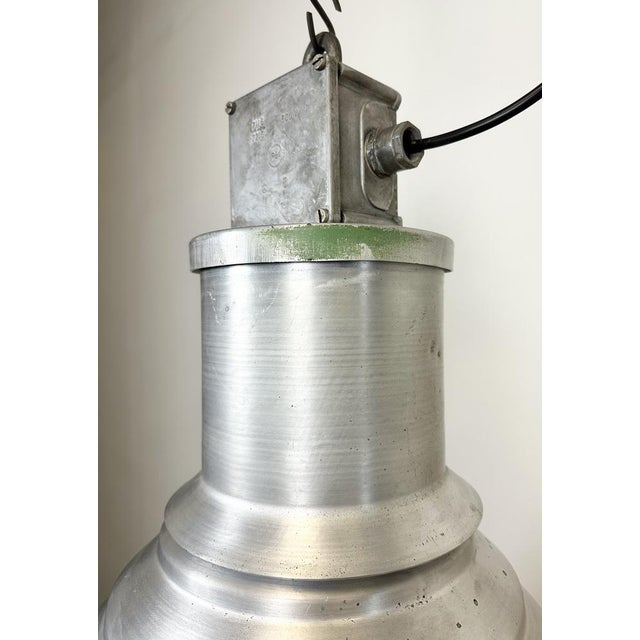 Large Industrial Aluminium Pendant Light from Elektrosvit, 1960s For Sale - Image 10 of 18