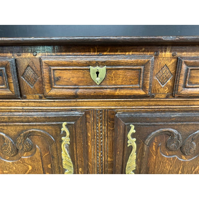 Antique French Normandy Buffet, 1780 For Sale - Image 13 of 14