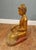 Gold Thai Carved Gilt Wood Buddha Figure with Lotus Pose For Sale - Image 8 of 13