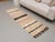 Textile 1970s Vintage Handmade Wool Cotton Beige Runner Rug For Sale - Image 7 of 11