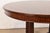 Henkel Harris Empire Banded Flame Mahogany Pedestal Extension Dining Table, Newly Refinished For Sale - Image 10 of 14