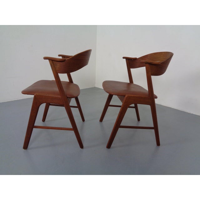 Teak Dining Chairs in Teak by Korup Stolefabrik, Denmark, 1960s, Set of 2 For Sale - Image 4 of 17