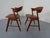 Teak Dining Chairs in Teak by Korup Stolefabrik, Denmark, 1960s, Set of 2 For Sale - Image 4 of 17