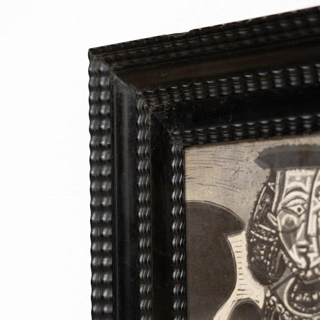 Modern Pablo Picasso, Black and White Archive Image of Pablo Picasso, 1972, Photograph, Framed For Sale - Image 3 of 12