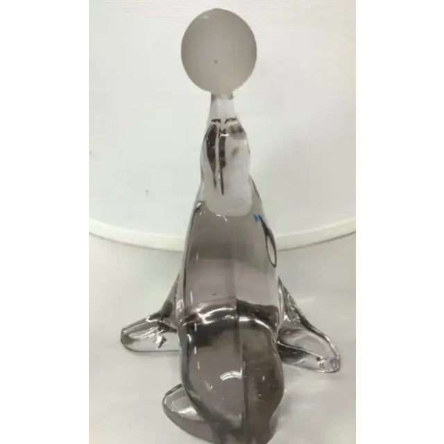 Glass Seal Figurine For Sale - Image 4 of 5