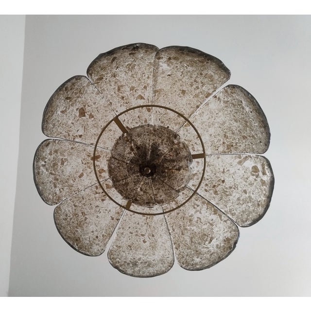 1960s Murano Glass Flower Pendant from Hillebrand Lighting, Germany, 1960s For Sale - Image 5 of 18