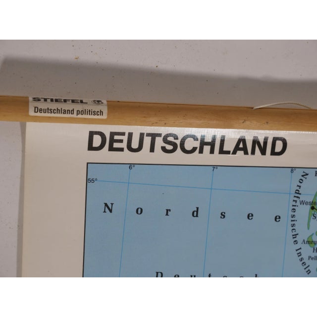Vintage Map of Germany, 1990s For Sale - Image 10 of 11