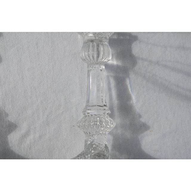 Tiffany & Co. Clear Crystal Candlesticks With Dolphin Motif-a Pair For Sale - Image 14 of 16