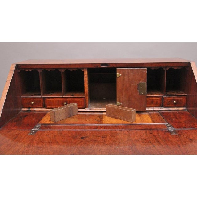 Wood Antique Walnut Bureau, 1750s For Sale - Image 7 of 14