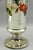 Glass 19th-Century Mercury Glass Vase Hand Painted For Sale - Image 7 of 9