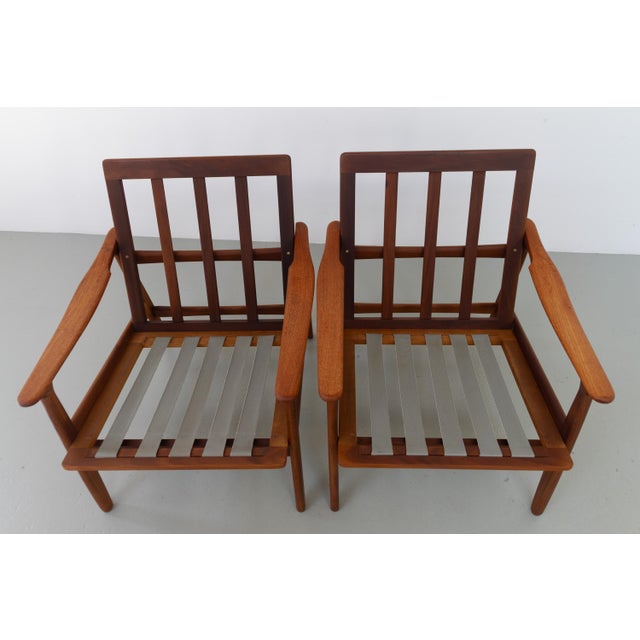 Danish Modern Teak Lounge Chairs, 1960s, Set of 2 For Sale - Image 15 of 18