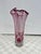 Mid 20th Century Hand-Blown Pink Art Handkerchief Glass Vase by Adam Jablonski - Signed For Sale - Image 4 of 9