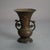 Antique Chinese Cast Bronze Floral Decorated Vase with Branch Form Handles, 18th Century For Sale - Image 4 of 7