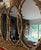 Hollywood Regency Large Vintage Bassett Hollywood Regency Triple Oval Gilt Triptych Mirror For Sale - Image 3 of 12