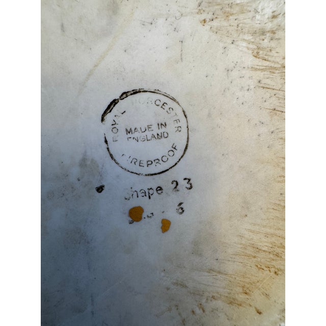 1970s Royal Worcester "Evesham Gold" Serving Dish (Shape 23/ Size 6) For Sale - Image 11 of 11