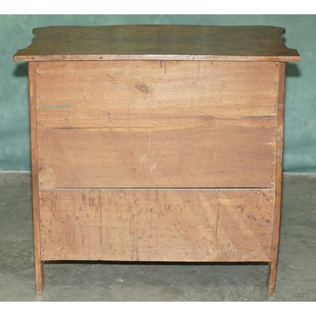 Brown Antique George III Ormolu Mounted Burr Yew Serpentine Commode, 1775 For Sale - Image 8 of 18