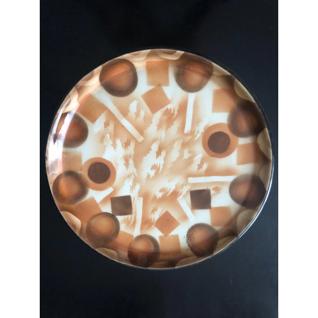 Mid-Century Modern Art Deco Plate from Ditmar Urbach For Sale - Image 3 of 9