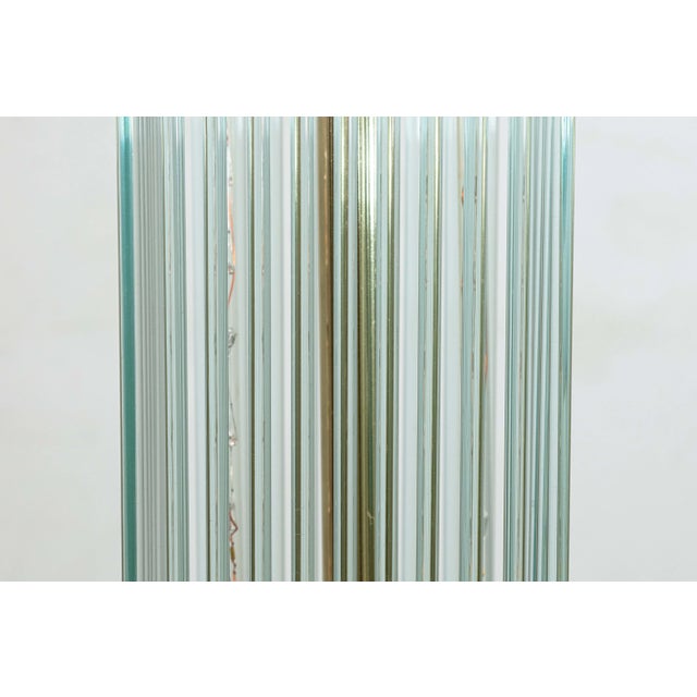 Pair of 1960s Liteline Chicago Brass and Glass Mid Century Modern Table Lamps For Sale - Image 11 of 12
