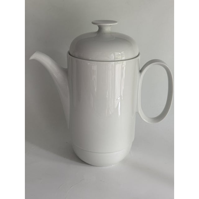 1990s Duo Weiß Coffee Pot by Ambrogio Pozzi for Rosenthal, Germany, 1991 For Sale - Image 5 of 5