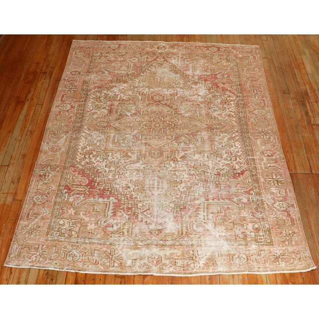 1930s Persian Heriz in feminine colors