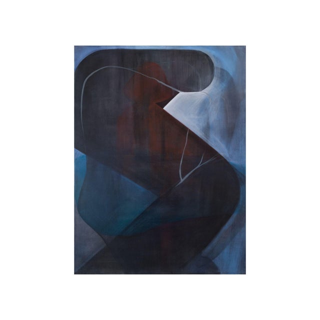 About the painting a study of shadow and silence. This acrylic painting explores the boundary between the visible and the...
