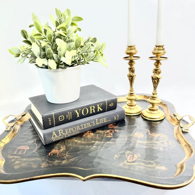 Gold Vintage Gilt Bronze Sea Siren Candlesticks For Sale - Image 8 of 9