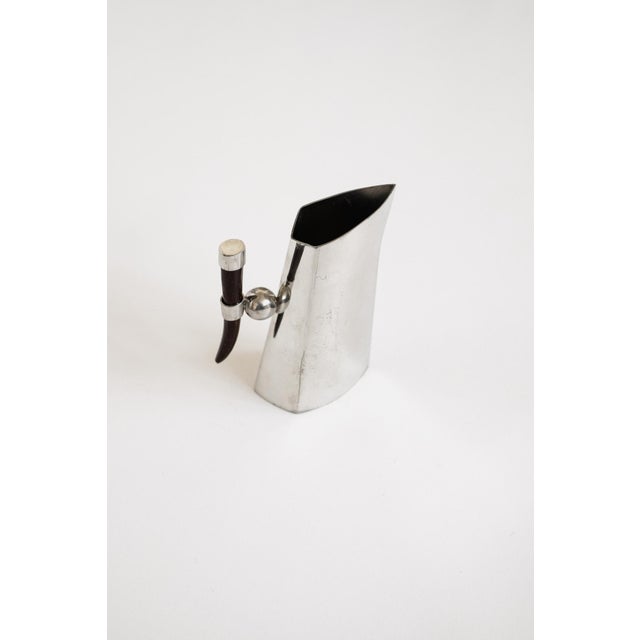 Mid-Century Bolivian Pewter Pitcher from Schohaus For Sale - Image 4 of 6