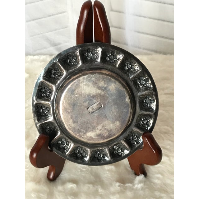 1940s Sanborn Mexican Sterling Desert Rose Dish For Sale In Dallas - Image 6 of 7