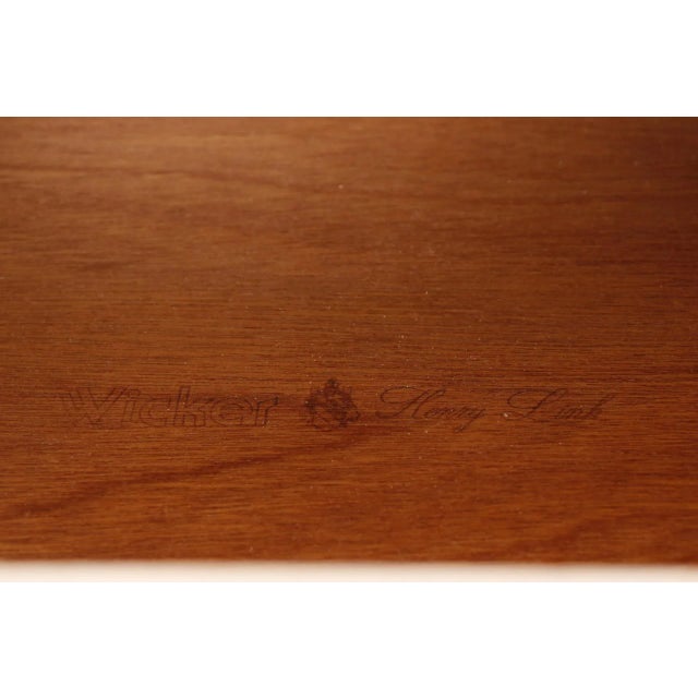 Wood Henry Link Wicker Chest of Drawers For Sale - Image 7 of 8