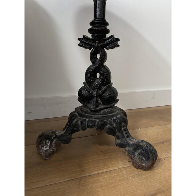 Early 20th Century French Bistro Tables, Set of 2 For Sale - Image 5 of 6