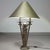 Brutalist Lamp with Metal Shade For Sale - Image 6 of 8