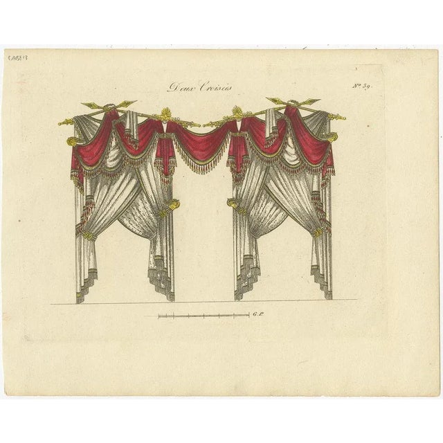 Osmont, Various Draperies, 1820, Paper, Set of 11 For Sale - Image 6 of 14
