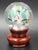 Vintage Chinese Reverse-Painted Globe With Rotating Stand For Sale - Image 9 of 18