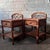 A pair of cane covered Bamboo Bedside cabinets / nightstands with 1 drawer and a single lower shelf Dimensions: Height: 67...