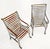 Heavy Antique Wrought Iron Outdoor Chairs His & Hers For Sale - Image 18 of 18