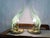 Mid-Century Modern Vintage Table Lamps in Brass and Glass, 1970s, Set of 2 For Sale - Image 3 of 11