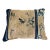 Custom Made Lumbar Pillow W/Antique Chinese Rug Fragment 13.5 "W For Sale