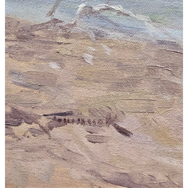 Joseph Tomanek–Nude Nymph Greeting the Sea –1920s American Impressionist Oil Painting For Sale In Los Angeles - Image 6 of 11