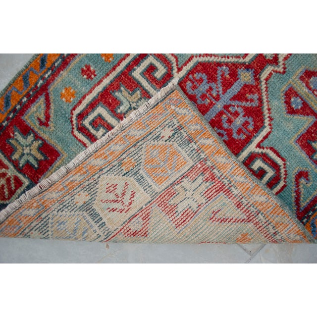 1970s Vintage Turkish Rug Hand Knotted Small Rug Mat Enrty Decor Kitchen Rug For Sale - Image 9 of 9