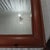 Brown Vintage Solid Wood Frame Mirror With Natural Knotting Grain For Sale - Image 8 of 12