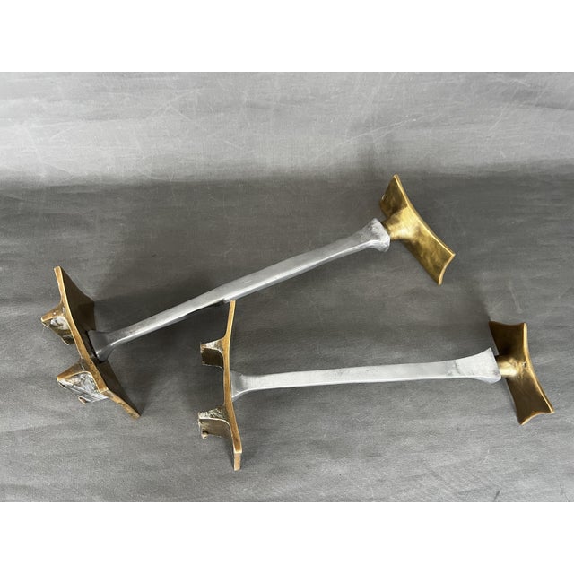 Brutalist Candleholders Cartuja Model by David Marshall, 1970s, Set of 2 For Sale - Image 6 of 12