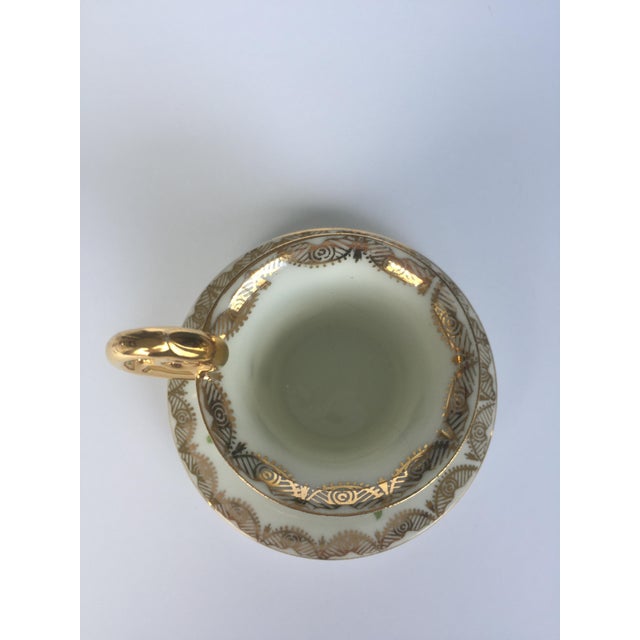 Antique Gold-Gilt Demitasse - Set of 6 For Sale - Image 4 of 6