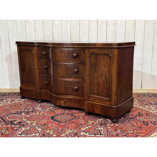 Antique Victorian Mahogany Sideboard, 1800s For Sale - Image 10 of 18