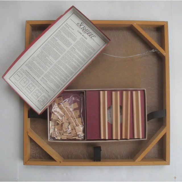 Framed Wall Hanging Scrabble Board Game Chairish