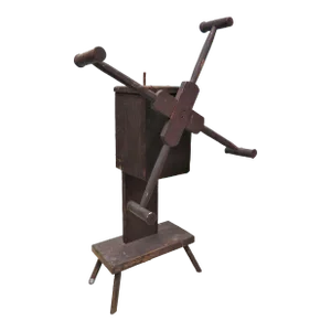 Antique Primitive Farmhouse Wood Yarn Winder