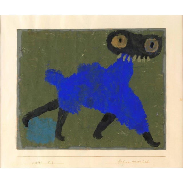 Paul Klee, Blue Coat, Archival Pigment Print, Framed For Sale