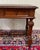Antique French Henri II Style Writing Desk Table Drawers Oak C. 1930s For Sale - Image 15 of 18