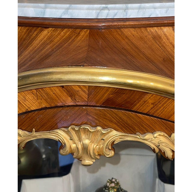 Brown Spectacular Early 20th Century French Louis XV Style Vitrine Signed by F. Linke For Sale - Image 8 of 15