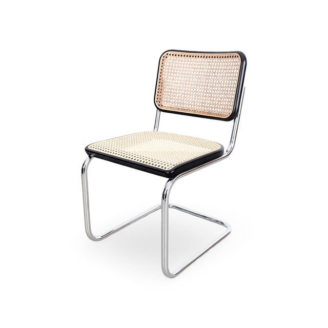 Mid-Century Modern S32 Cantilever Chairs by Breuer for Thonet, Set of 4 For Sale - Image 3 of 12